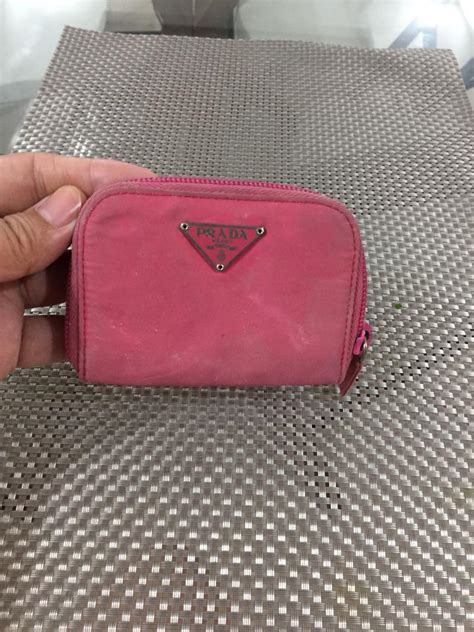 prada coin purse review|Prada nylon coin purse.